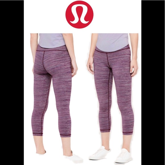 Lululemon Wunder Under Crop (High-Rise) 21" size 6